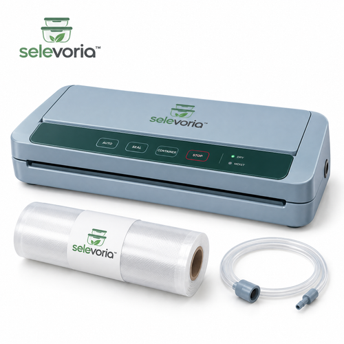 selevoria™ Automatic Food Vacuum Sealer System — white background
