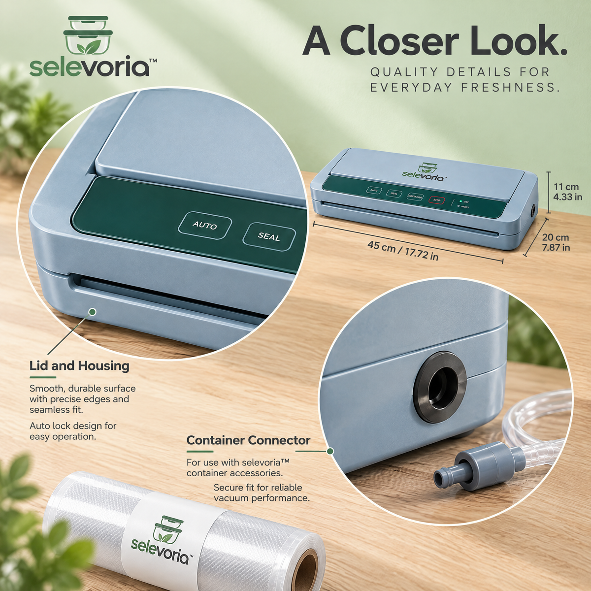 selevoria™ Automatic Food Vacuum Sealer System — view 6