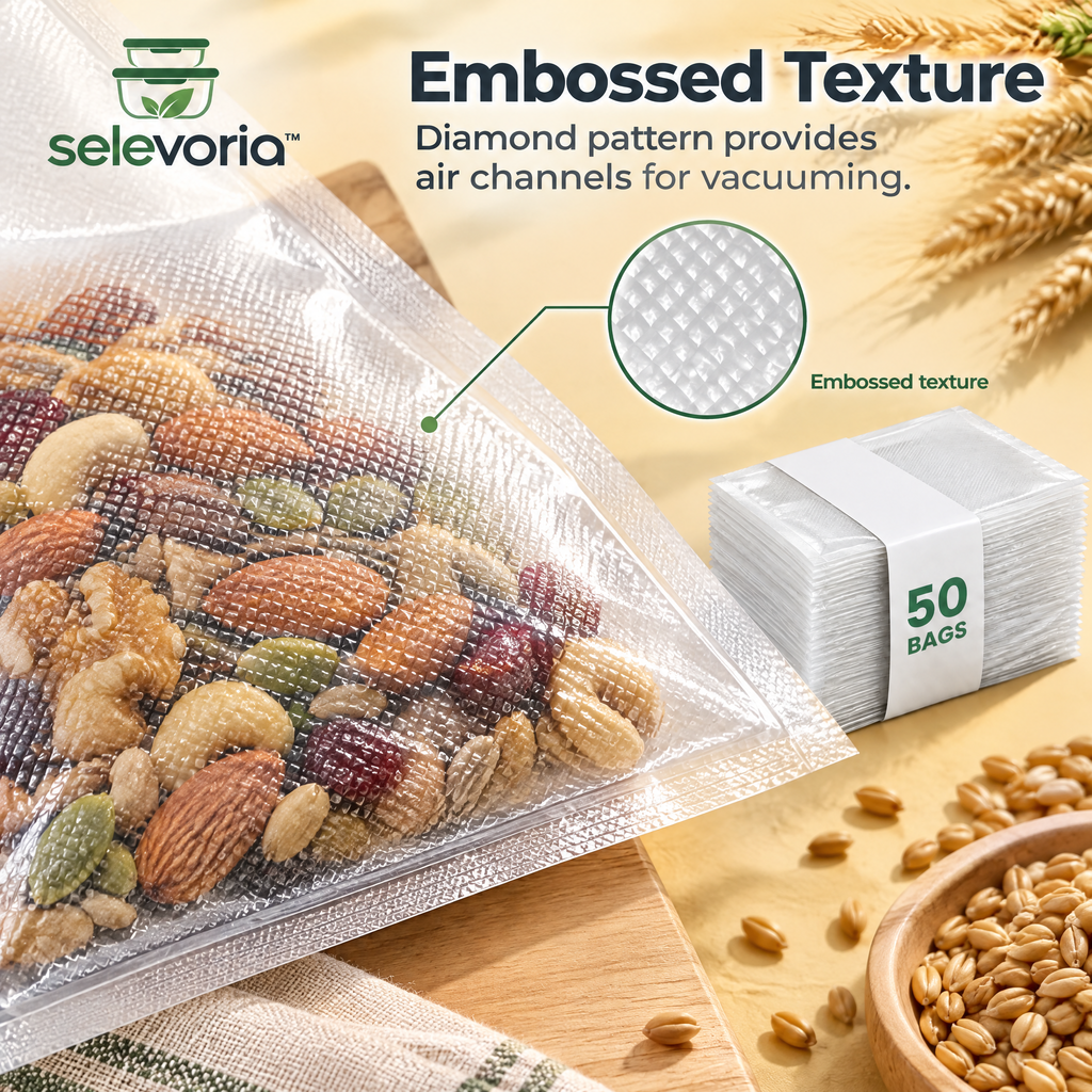 selevoria™ Embossed Vacuum Sealer Bags — view 4