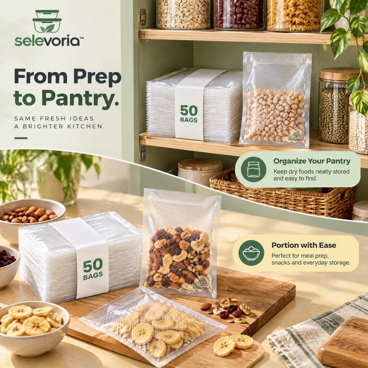 selevoria™ Embossed Vacuum Sealer Bags — view 7