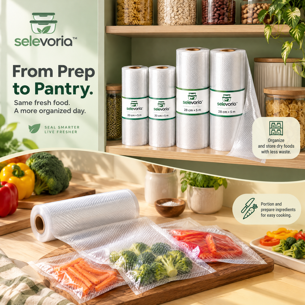 selevoria™ Food Vacuum Sealer Roll Set — view 7