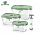selevoria™ Reusable Vacuum Food Storage Container Set — white background