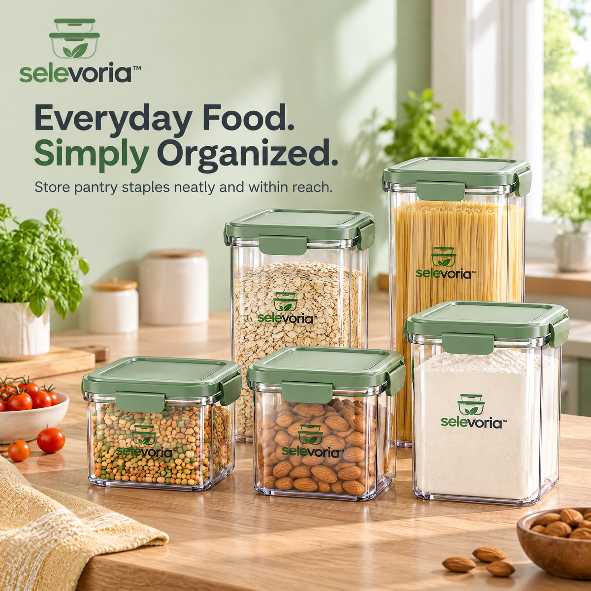 selevoria™ Modular Airtight Food Storage Container Set — view 3
