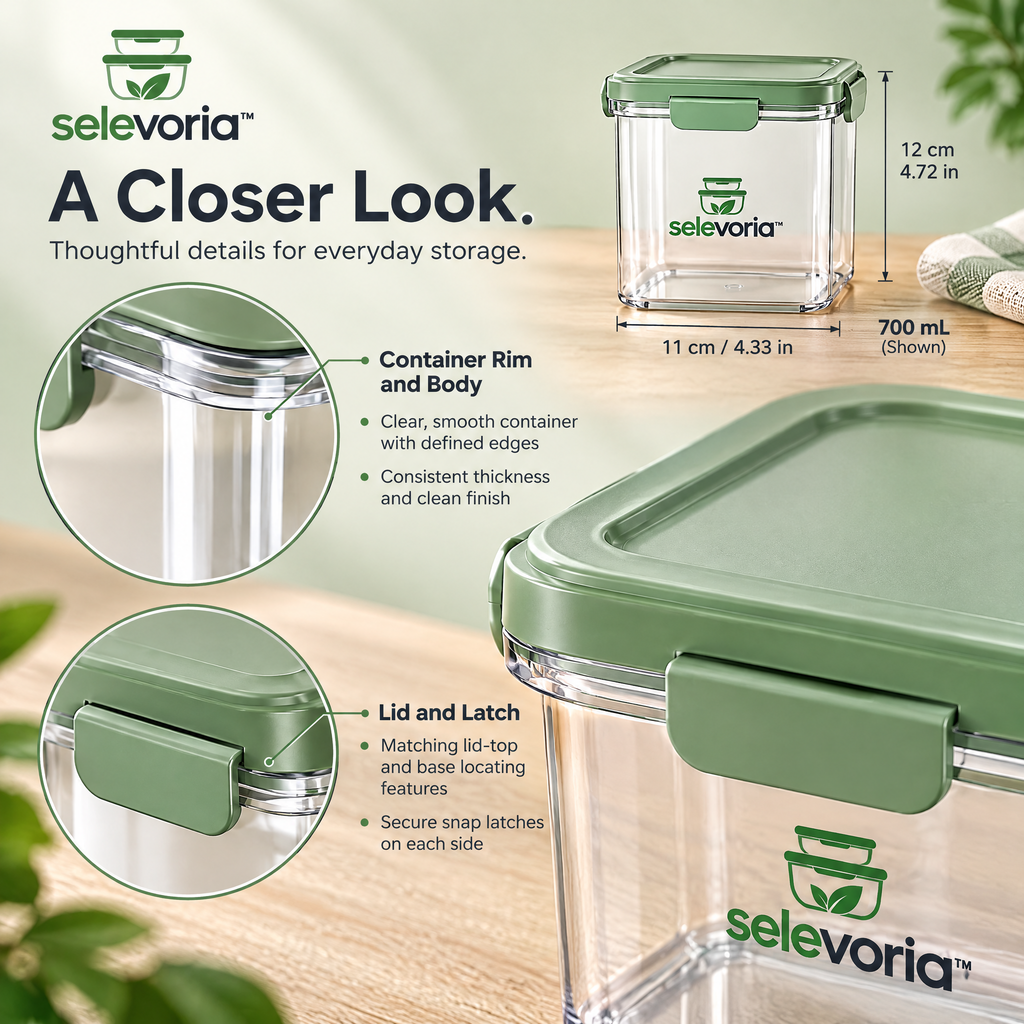 selevoria™ Modular Airtight Food Storage Container Set — view 6