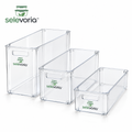 selevoria™ Stackable Refrigerator Food Storage Bins — white background