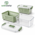 selevoria™ Fresh Produce Storage Container Set — white background