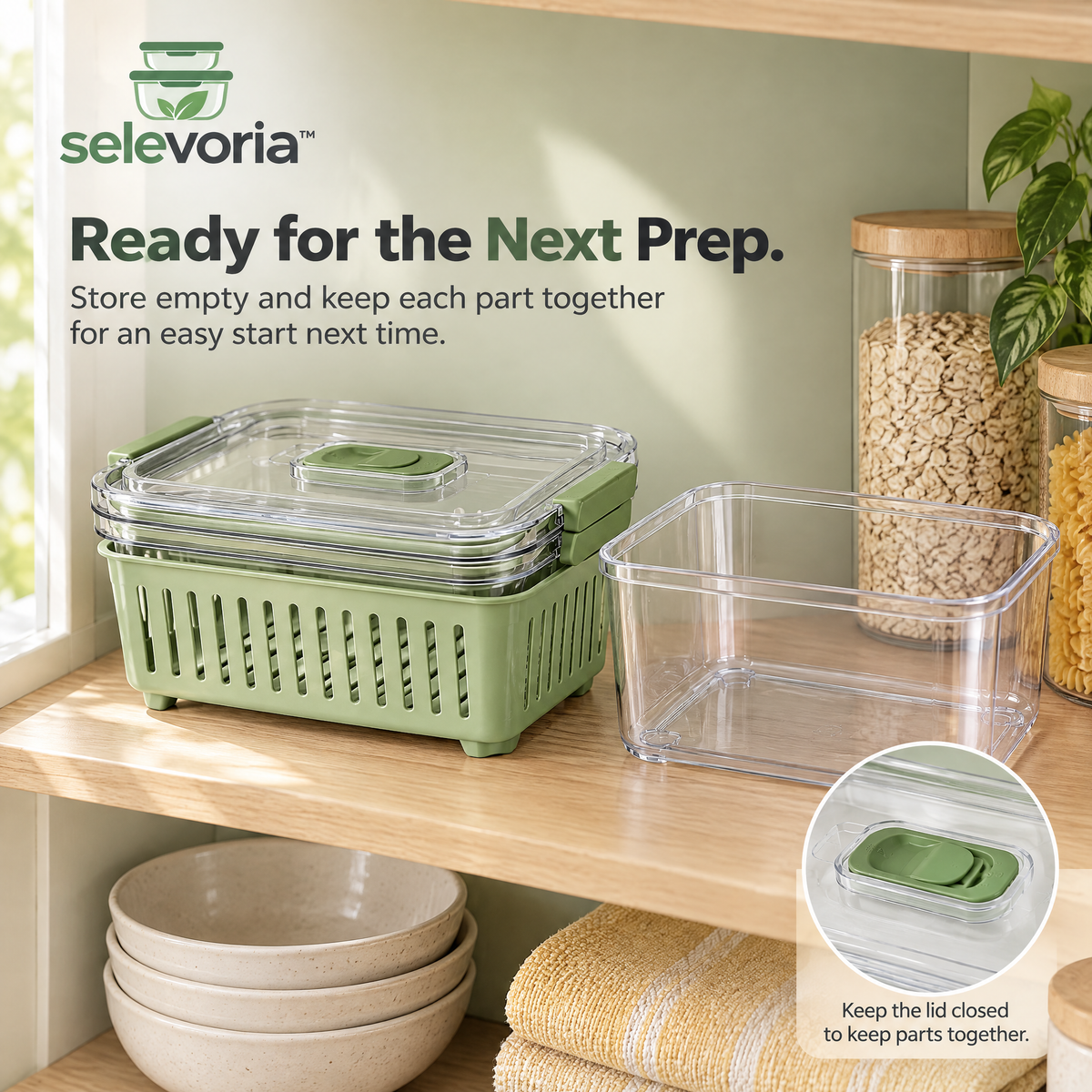 selevoria™ Fresh Produce Storage Container Set — view 10
