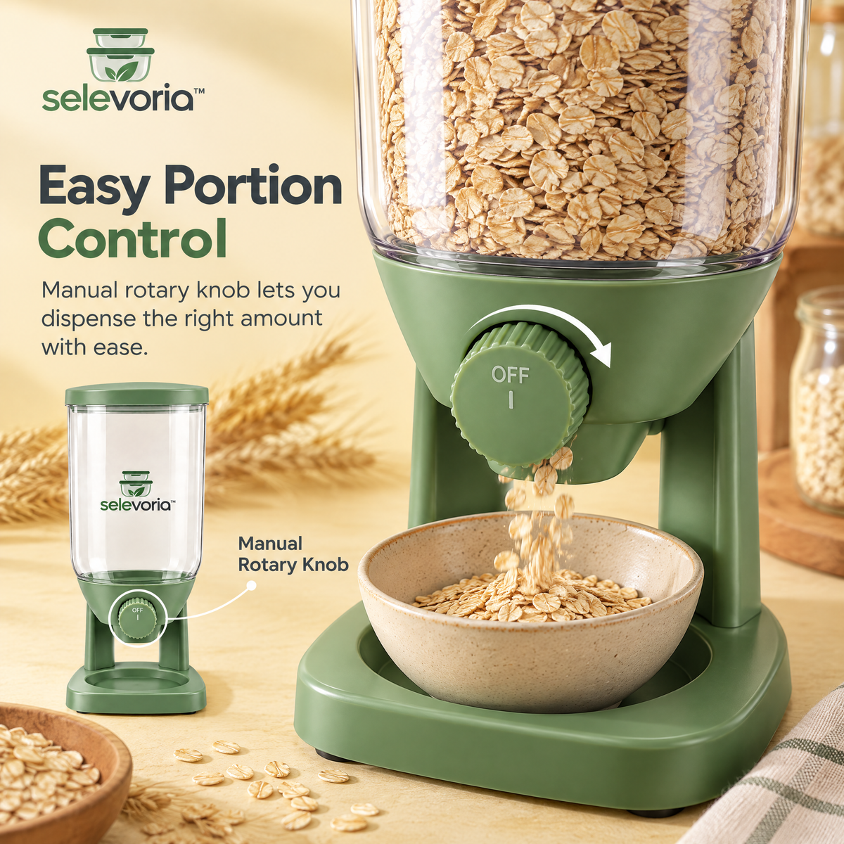 selevoria™ Airtight Dry Food Dispenser Set — view 4